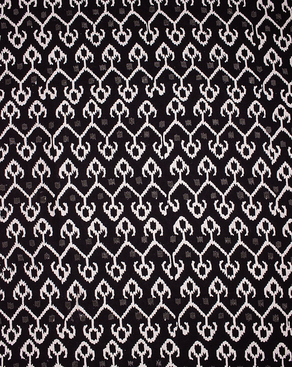Monochrome Hand Block Cotton Fabric - Fabriclore.com