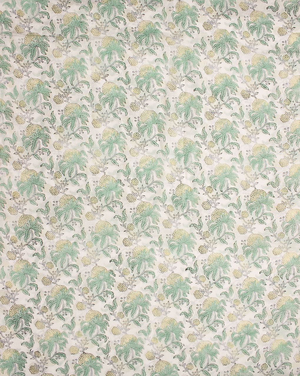 Abstract  Hand Block Liva Cotton Fabric - Fabriclore.com