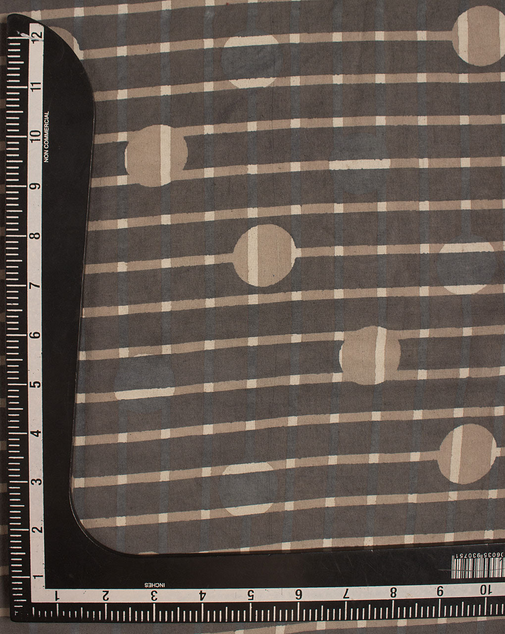 Stripes Hand Block Cotton Fabric - Fabriclore.com