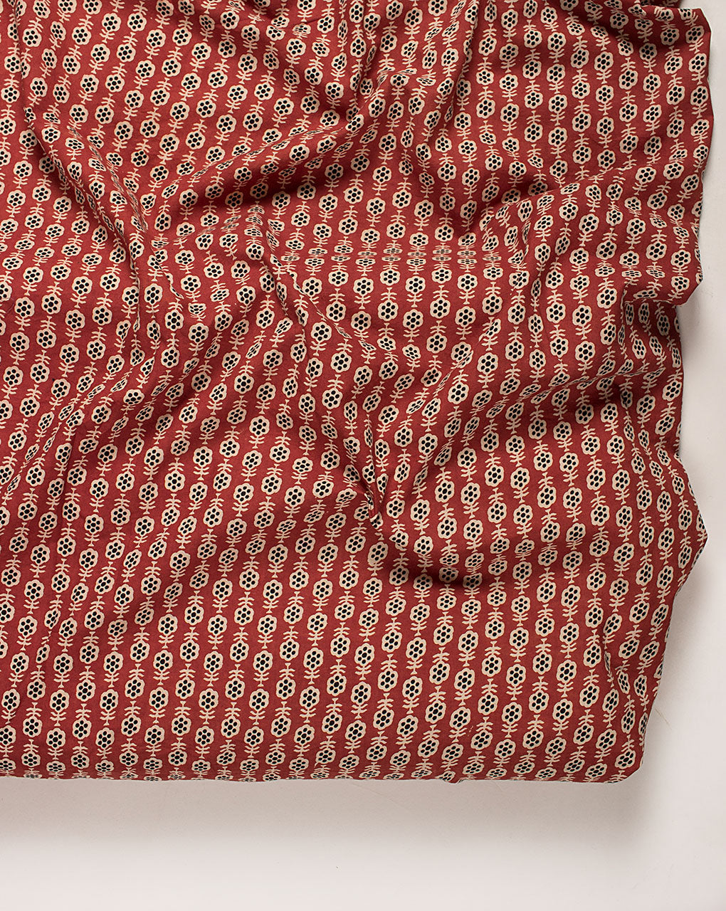 ( Pre Cut 50 CM ) Hand Block Cotton Fabric