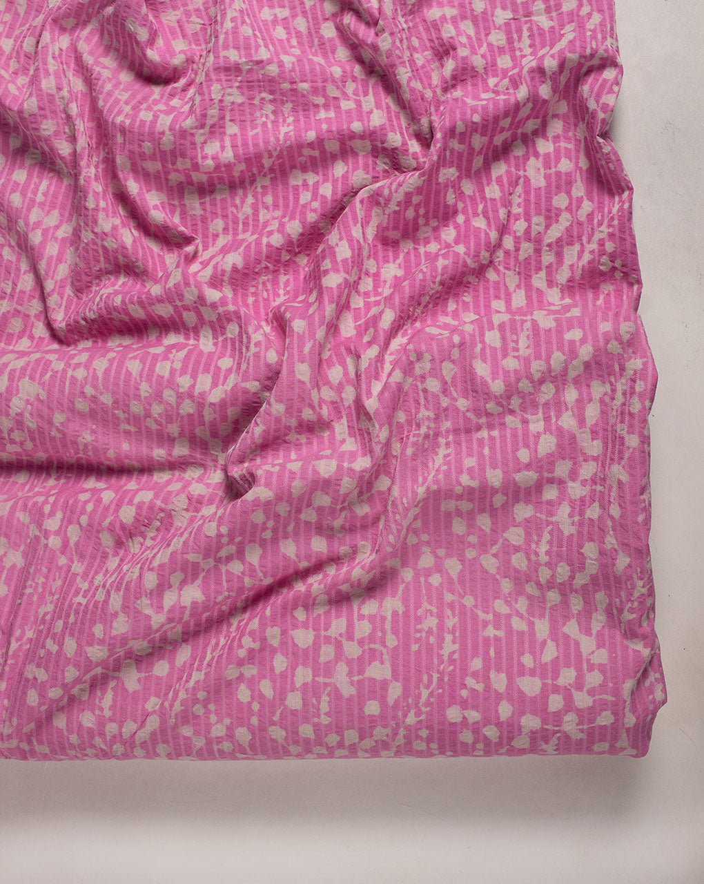 ( Pre Cut 70 CM ) Hand Block Dobby Cotton Fabric