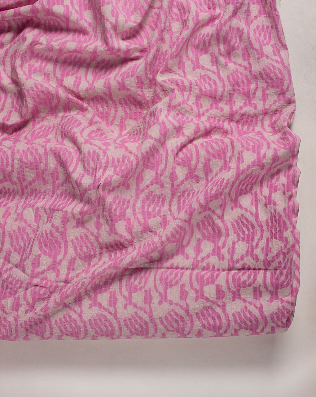 ( Pre Cut 65 CM ) Hand Block Dobby Cotton Fabric