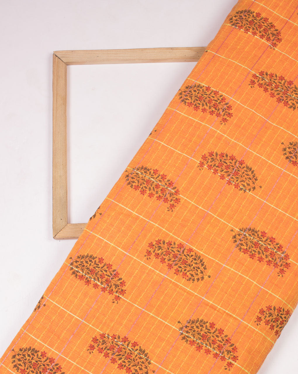 Screen Print Loom Textured Cotton Fabric - Fabriclore.com