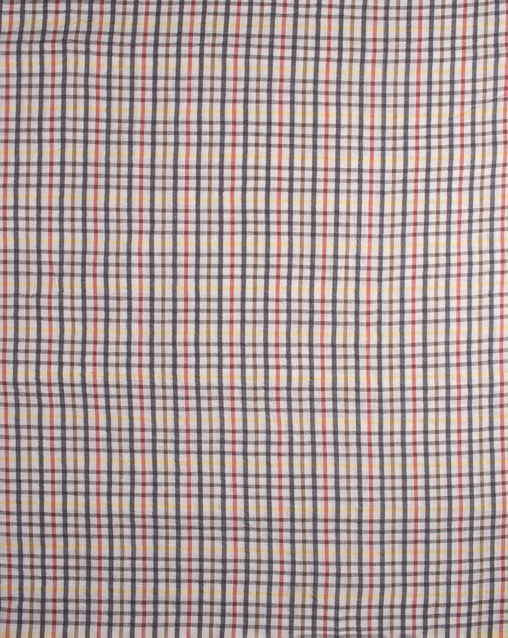 Gingham Checks Seersucker Cotton Fabric - Fabriclore.com