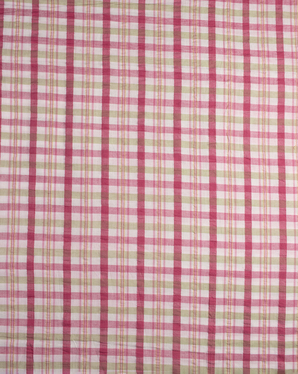 Tartan Checks Seersucker Cotton Fabric - Fabriclore.com
