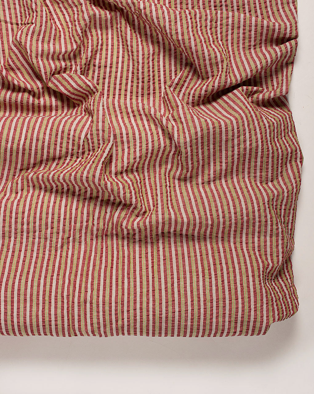 ( Pre Cut 80 CM ) Seersucker Cotton Fabric