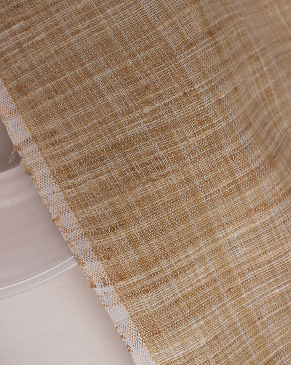( Pre Cut 1 MTR ) Loom Textured Cotton Fabric