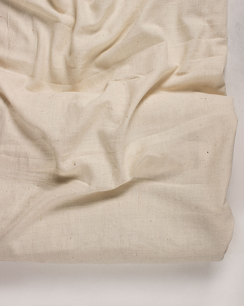 ( Pre Cut 80 CM ) Handwoven Organic Pure Handloom Cotton Fabric