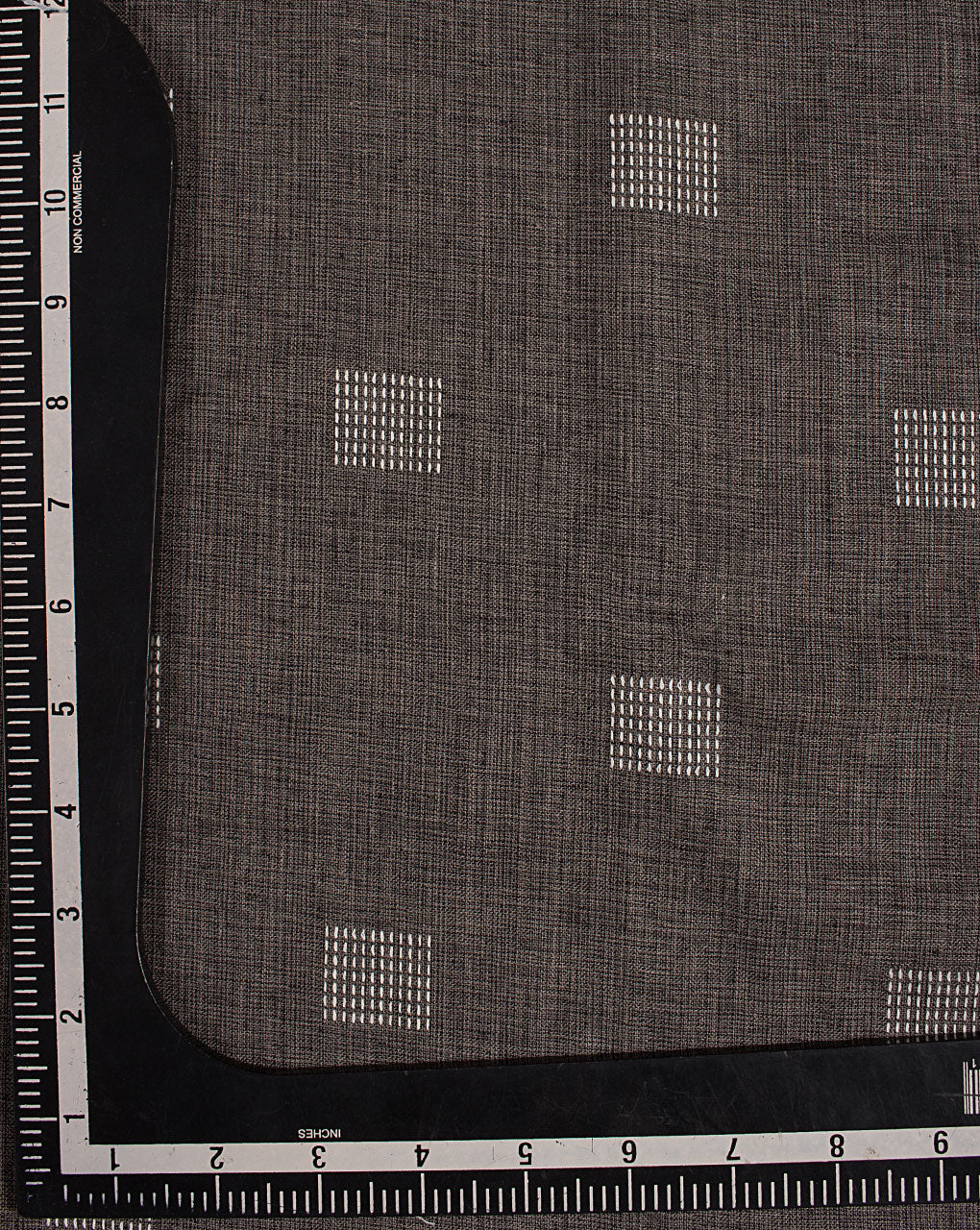 ( Pre Cut 90 CM ) Jacquard Loom Textured Cotton Fabric
