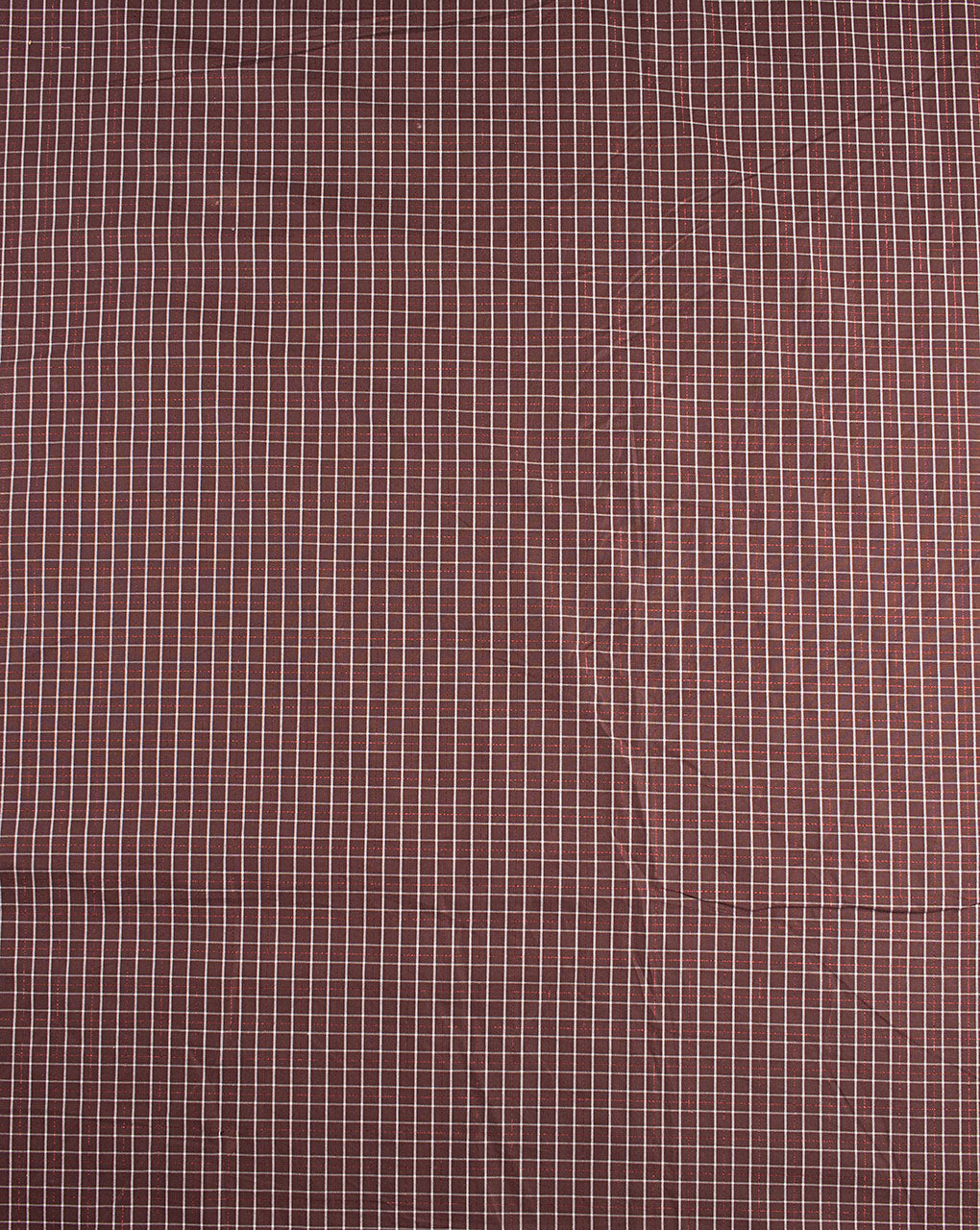 Gingham Checks Lurex Cotton Fabric ( Width 56 Inch ) - Fabriclore.com
