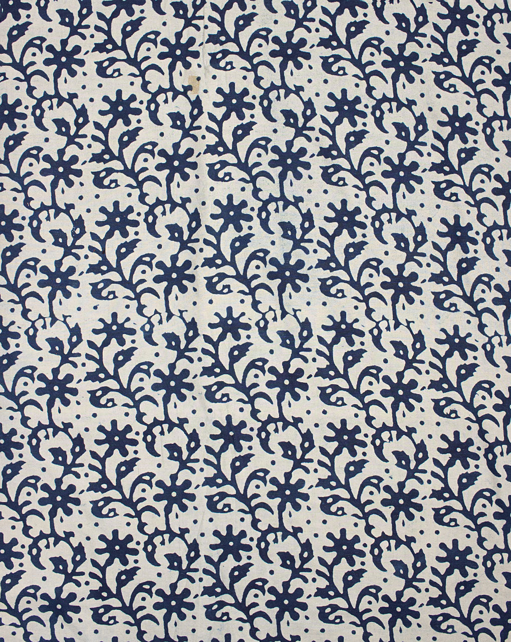 ( Pre Cut 50 CM ) Indigo Hand Block Cotton Fabric