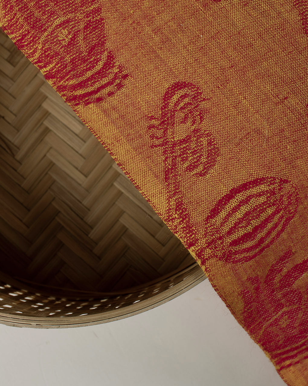 Jacquard Loom Textured Cotton Fabric - Fabriclore.com