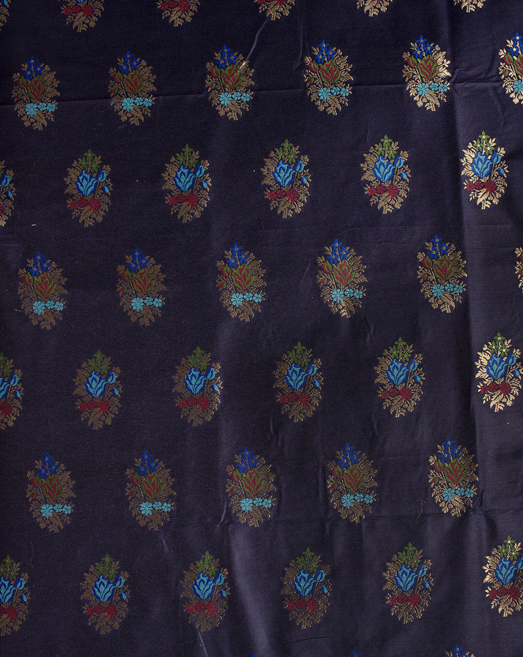 Zari Jacquard Taffeta Silk Fabric