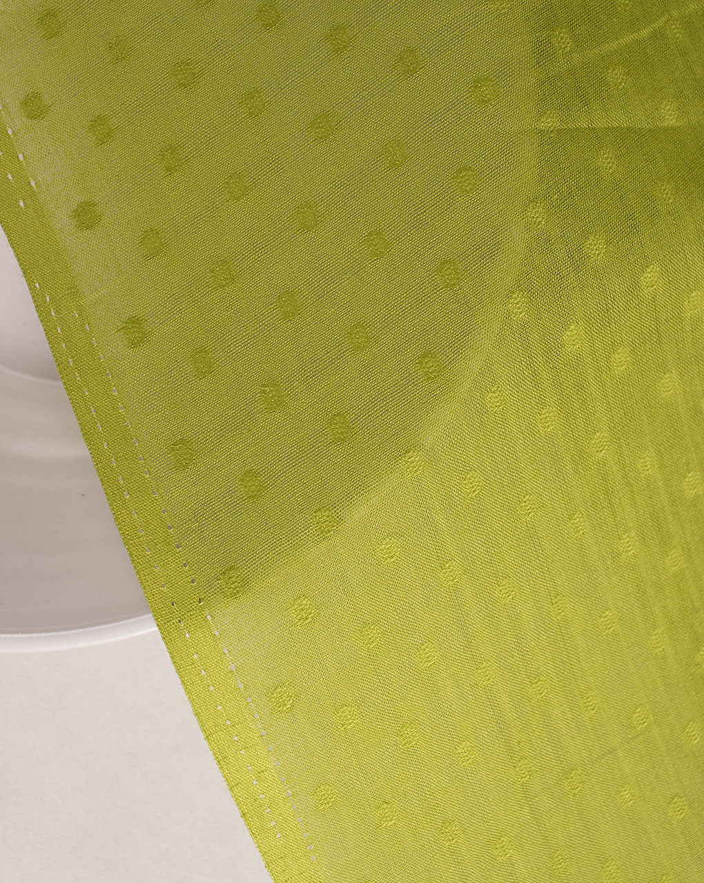 Green Jacquard Cotton Fabric