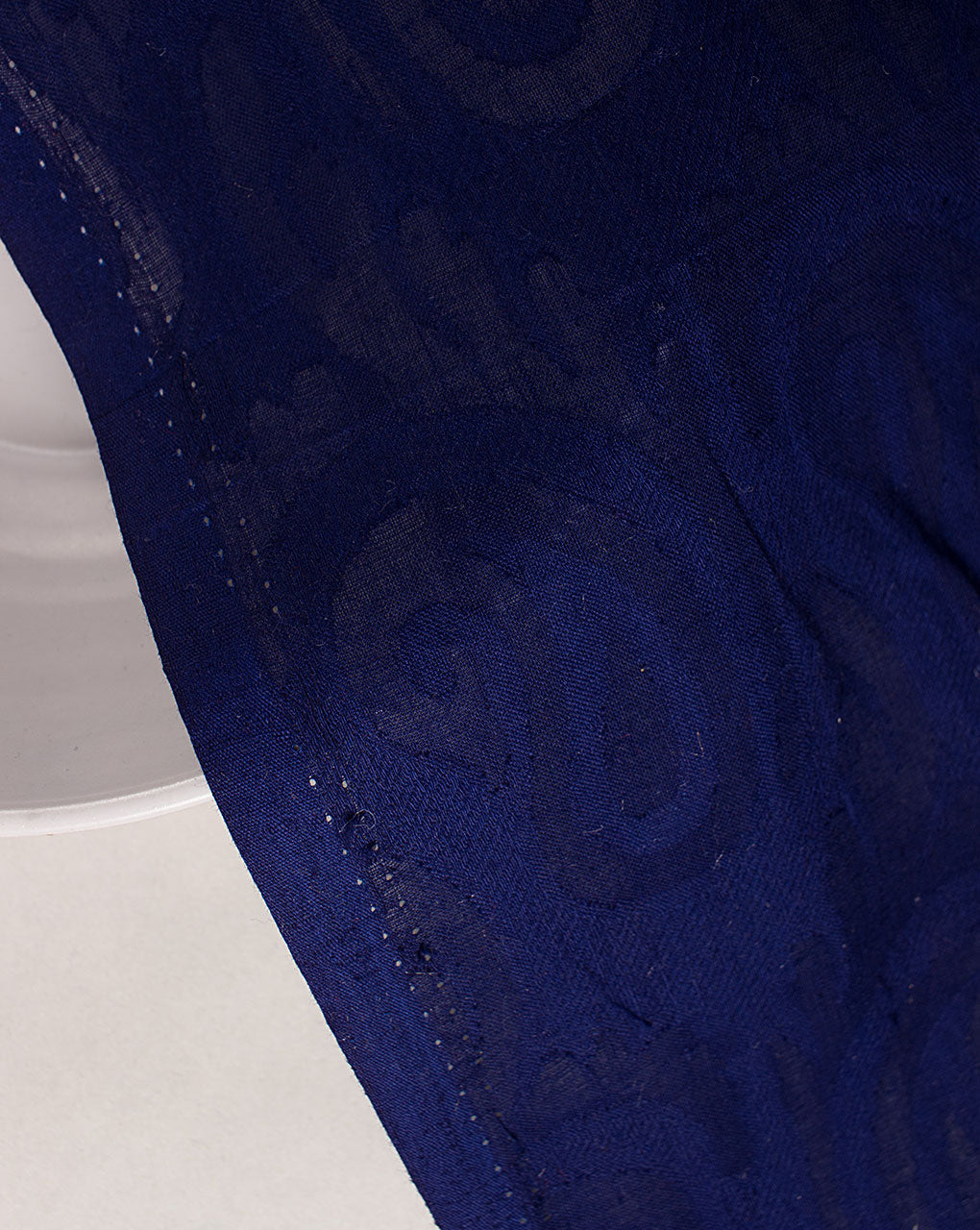 Blue Jacquard Cotton Fabric