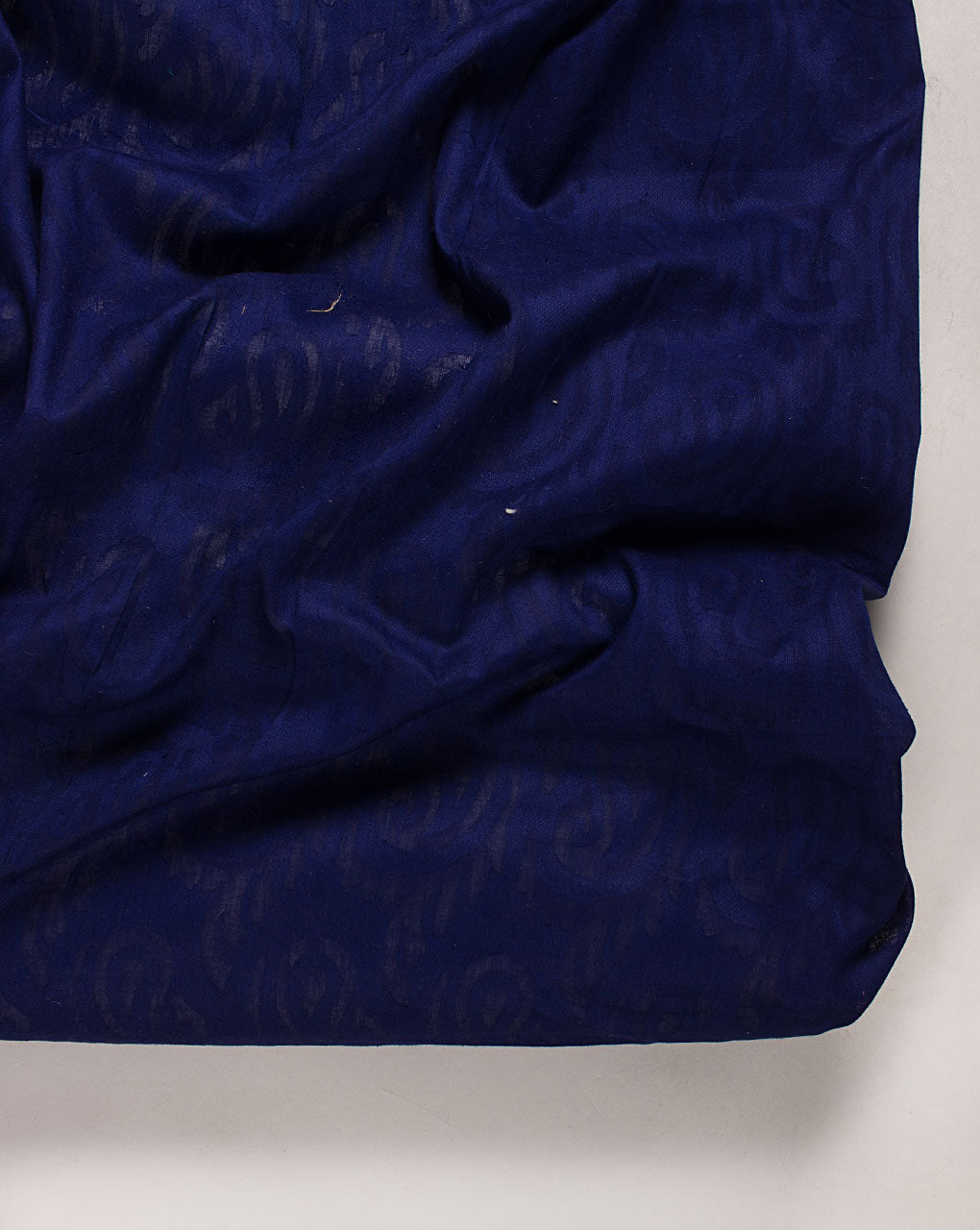 Blue Jacquard Cotton Fabric