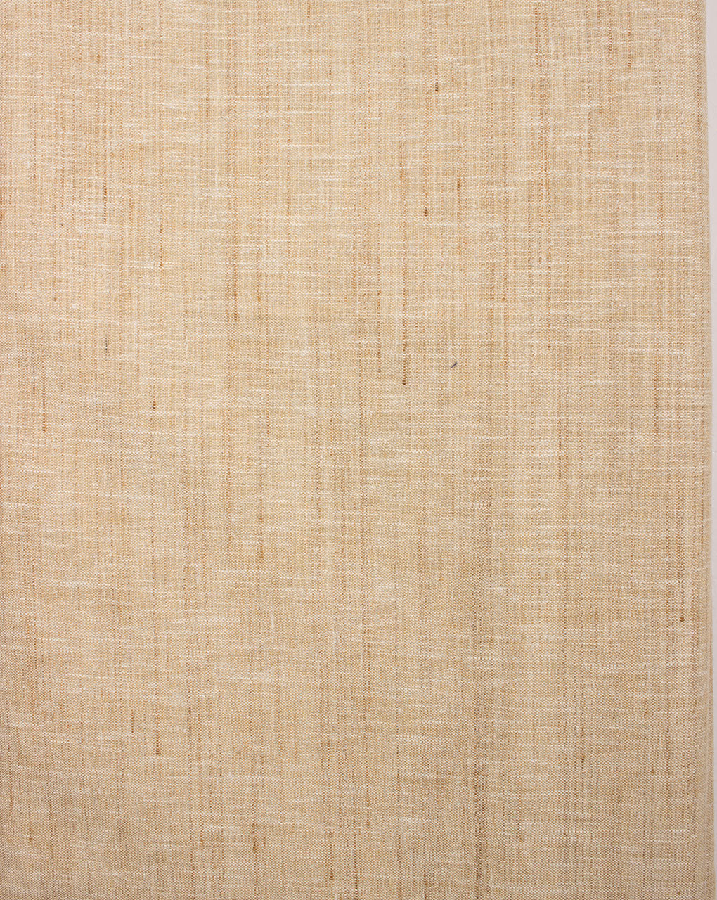 Beige Plain Woven Loom Textured Viscose 
 Cotton Fabric - Fabriclore.com