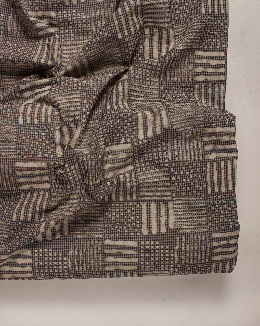 ( Pre Cut 90 CM ) Kashish Hand Block Dobby Cotton Fabric