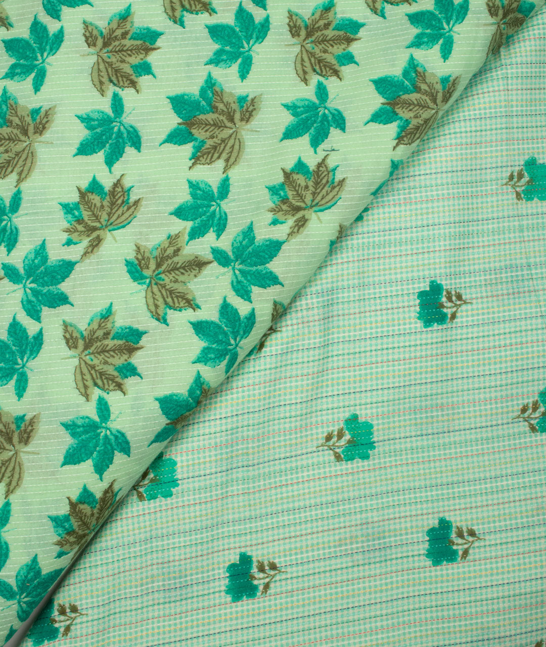 Kantha Screen Print Cotton Fabric - Fabriclore.com