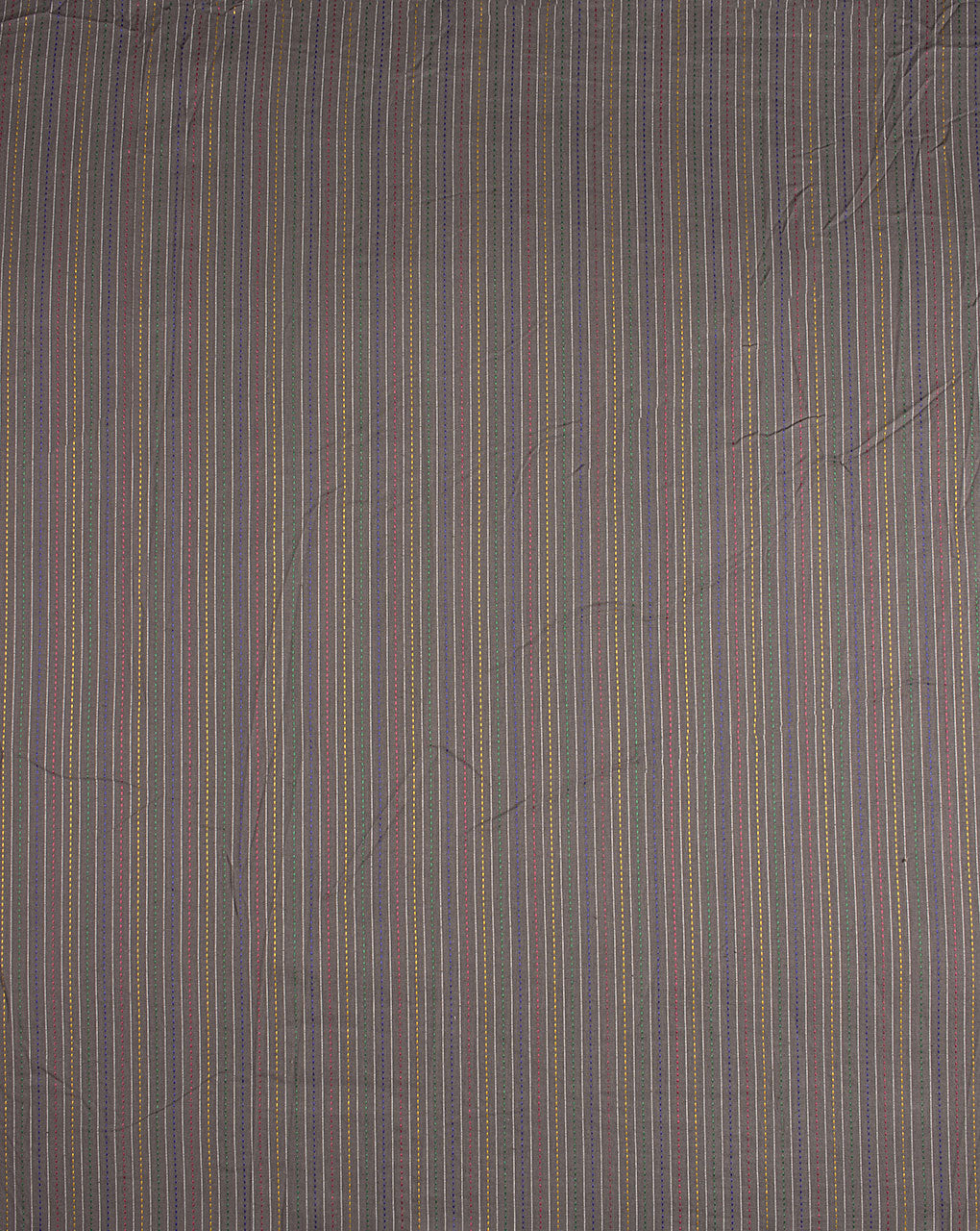 Grey Kantha Cotton Fabric - Fabriclore.com