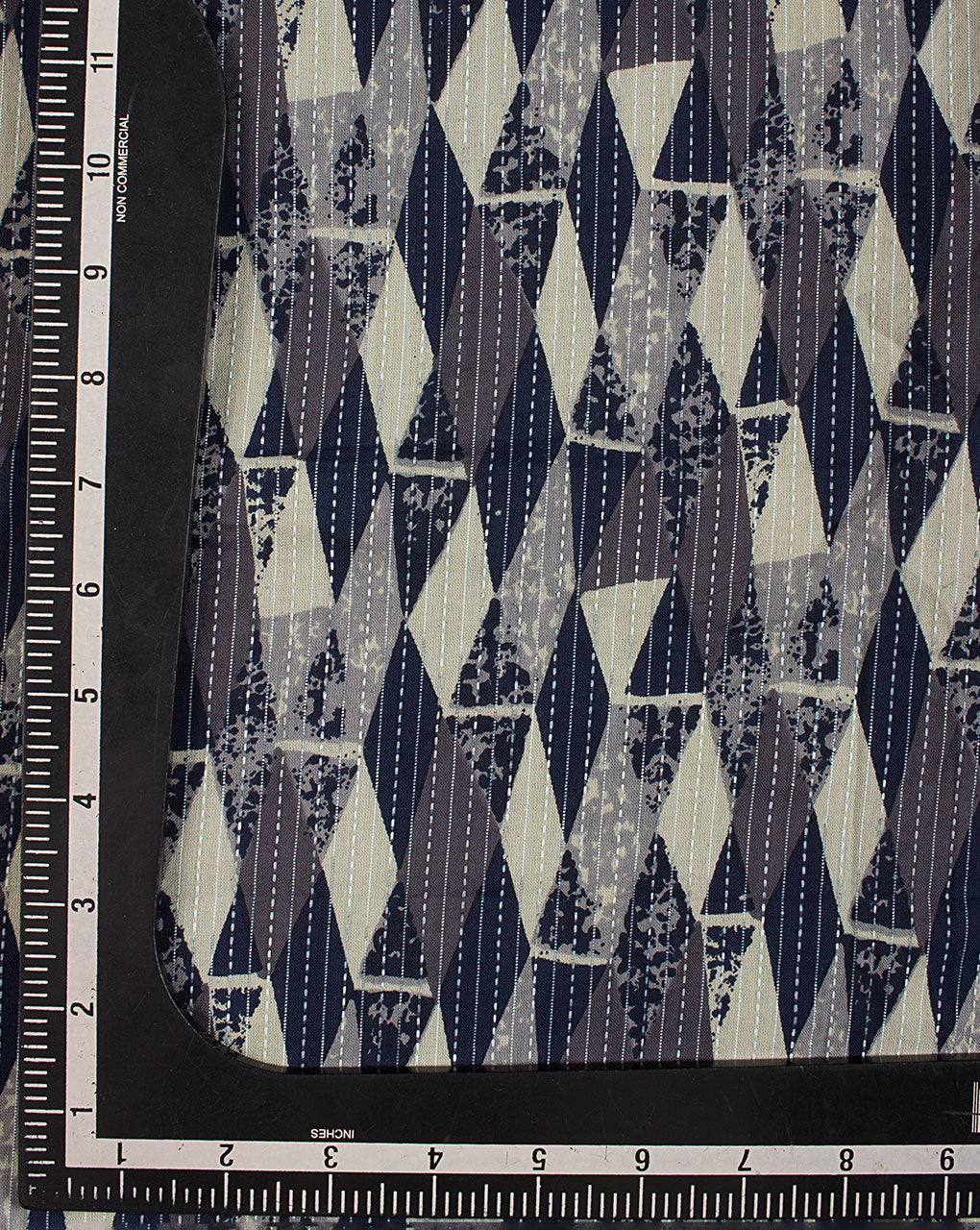 Screen Print Kantha Cotton Fabric - Fabriclore.com