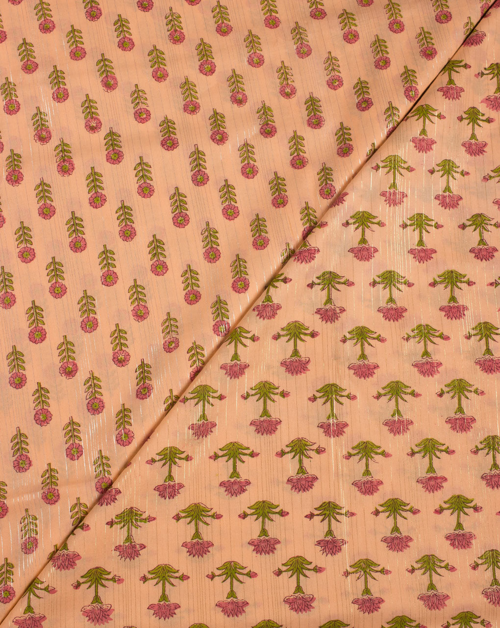 Pre Cut 1.75 MTR ) Heavy Embroidered Zari Work Georgette Fabric