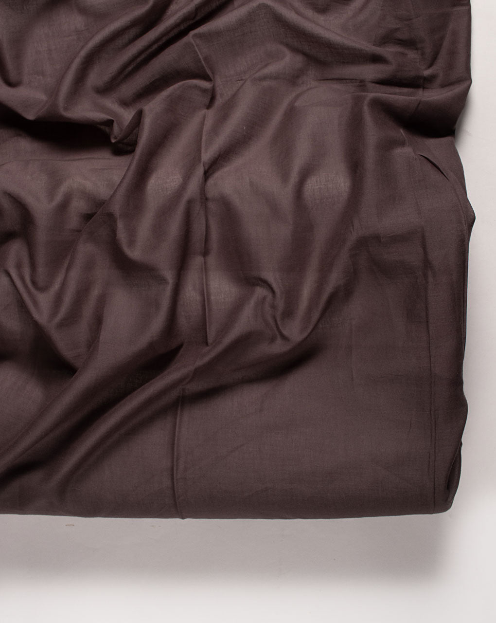 Dark Grey Plain Voile Cotton Fabric