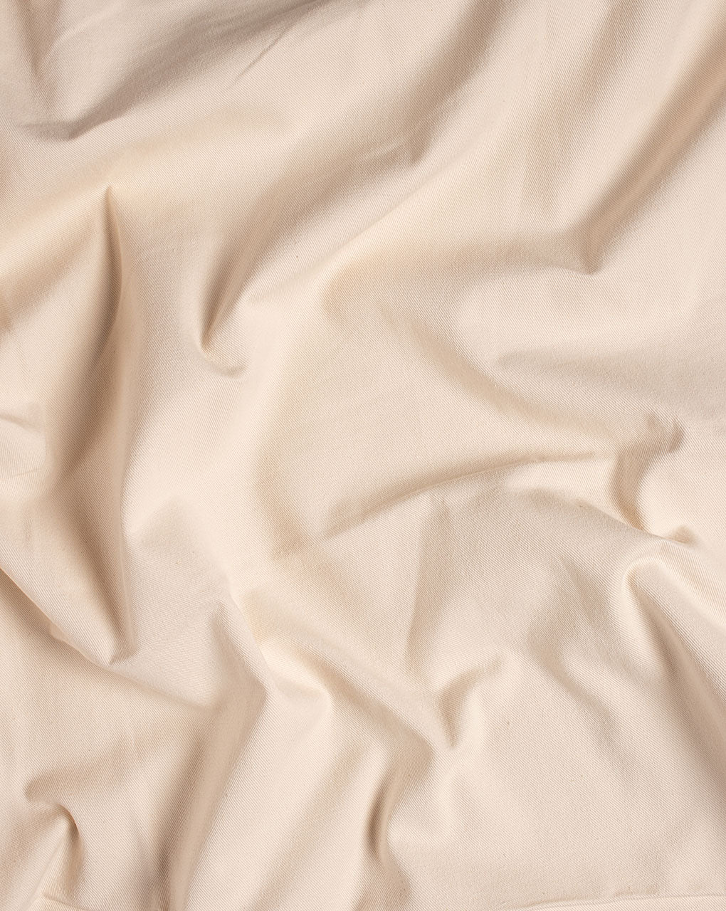 Peach Plain Twill Cotton Fabric