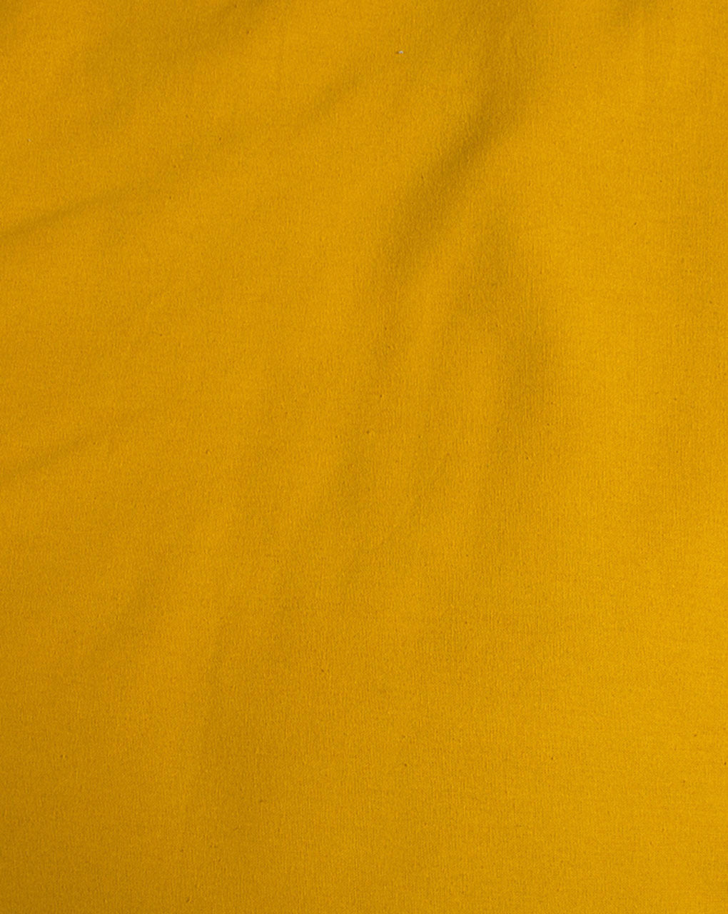 ( Pre Cut 1 MTR ) Yellow Plain Cotton Fabric