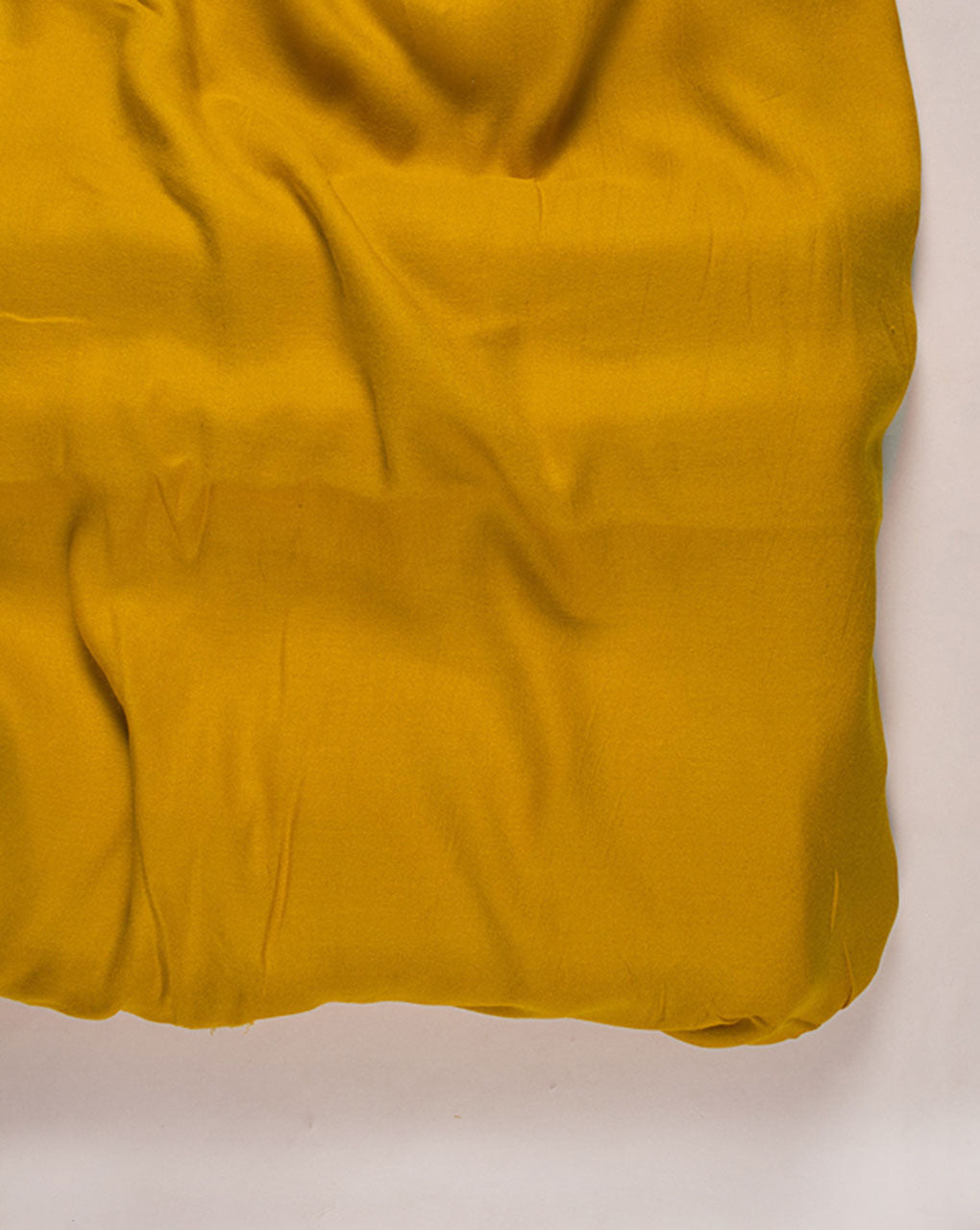( Pre Cut 1 MTR ) Yellow Plain Cotton Fabric