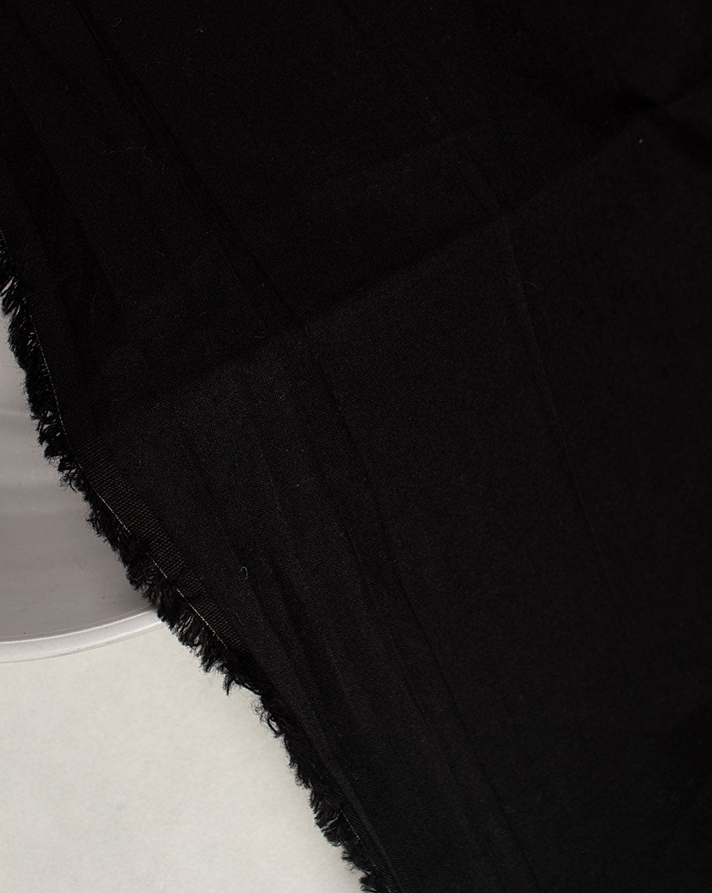 ( Pre Cut 90 CM ) Black Plain Poplin Cotton Fabric ( Widht 60 Inch )