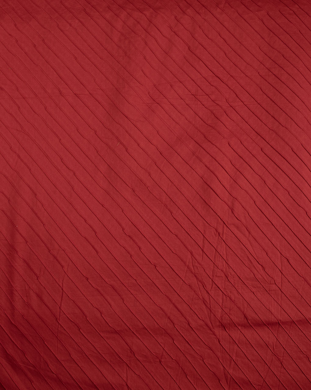 Red Pin-Tucks Cotton Fabric ( Width 40 Inch ) - Fabriclore.com