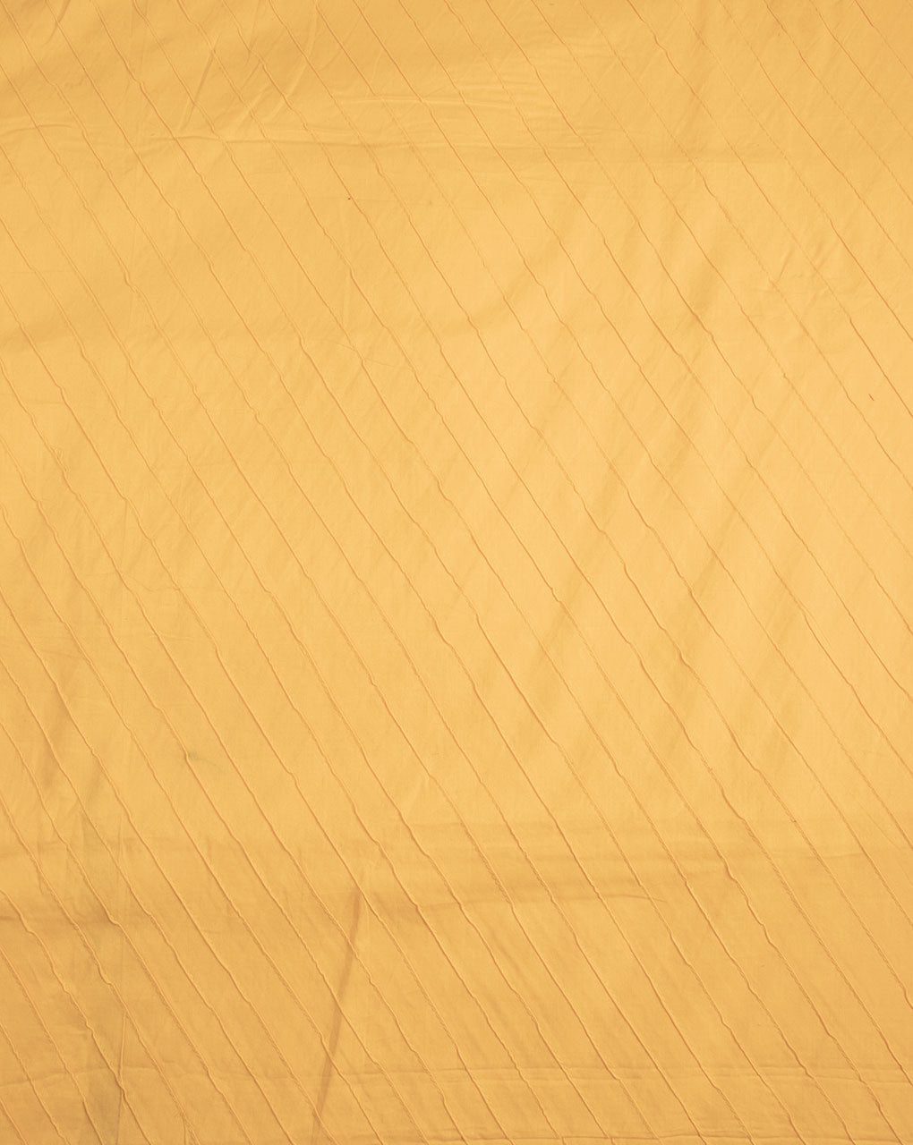 Yellow Pin-Tucks Cotton Fabric ( Width 40 Inch ) - Fabriclore.com