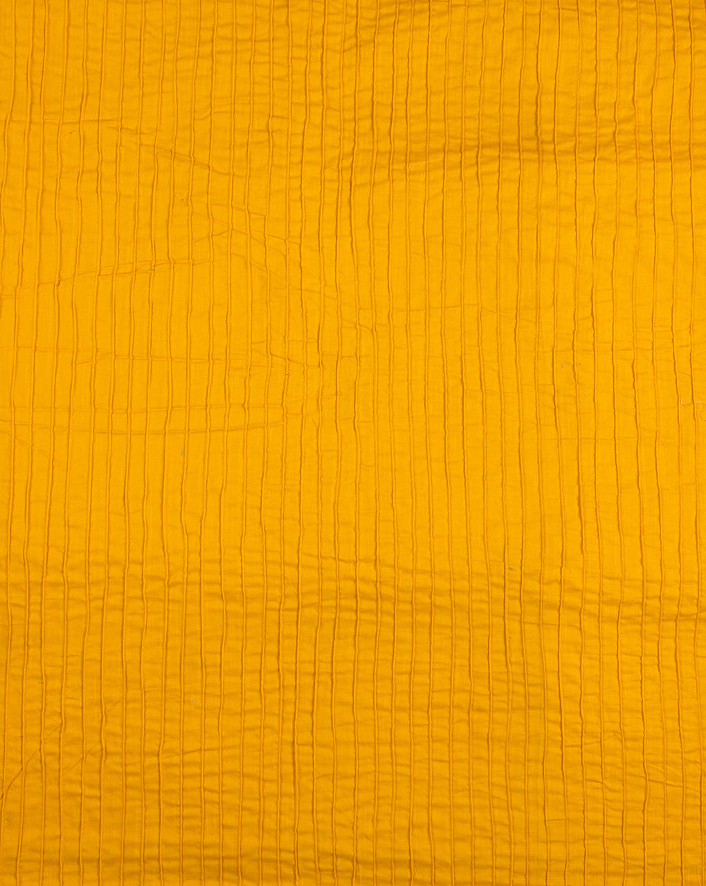 Yellow Pin-Tucks Cotton Fabric ( Width 36 Inch ) - Fabriclore.com