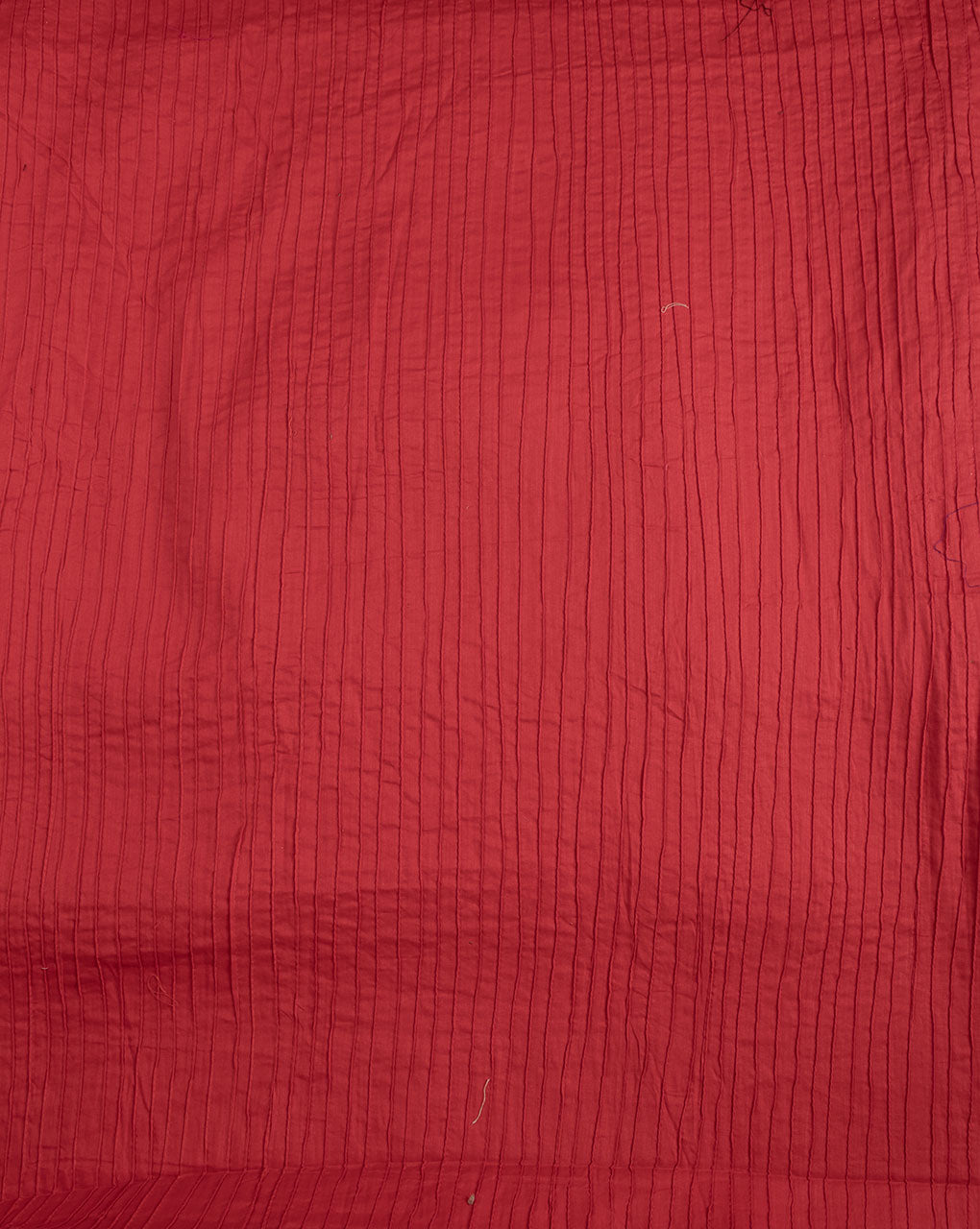 Red Pin-Tucks Cotton Fabric ( Width 36 Inch ) - Fabriclore.com