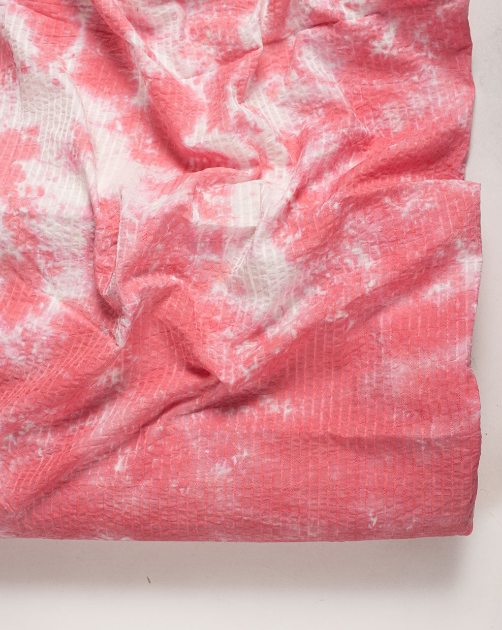 ( Pre Cut 1.5 MTR ) Tie & Dye Dobby Cotton Fabric