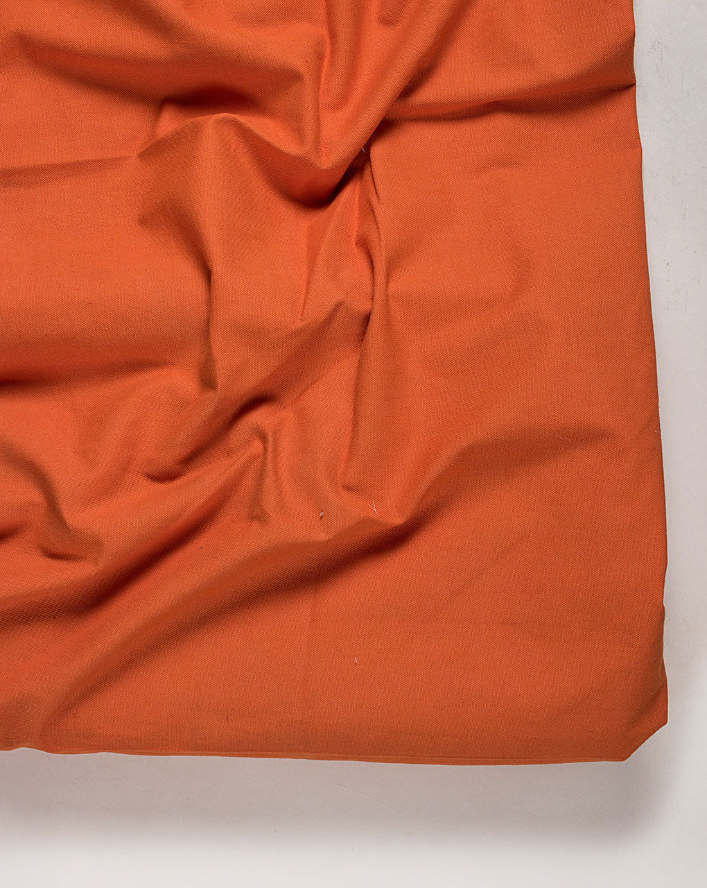Orange Plain Cotton Duck Fabric
