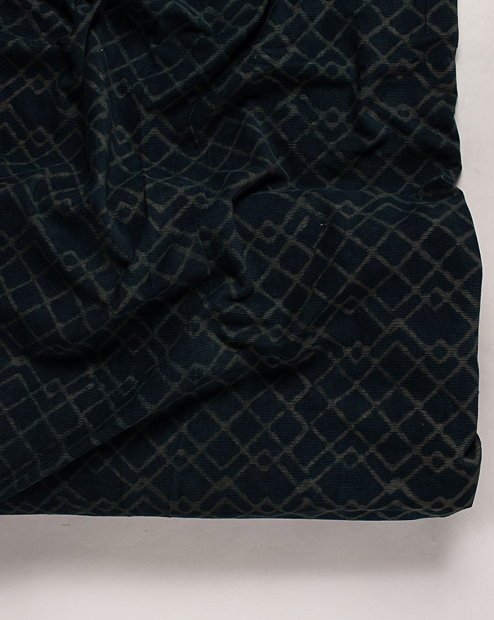 ( Pre Cut 60 CM ) Hand Block Corduroy Fabric