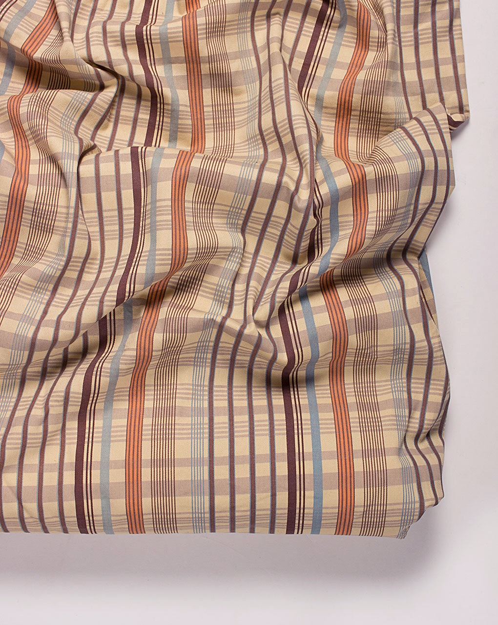 ( Pre Cut 80 CM ) Digital Print Twill Weave Cotton Denim Fabric