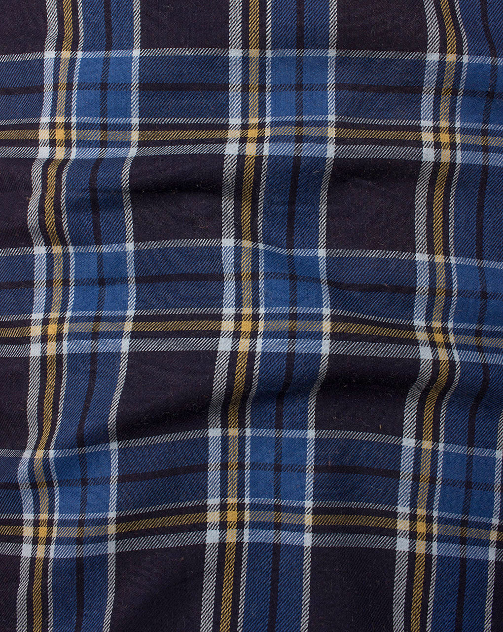 Woven Azo Free Dye indigo Tartan Checks Cotton Fabric ( Width 56 Inch ) - Fabriclore.com