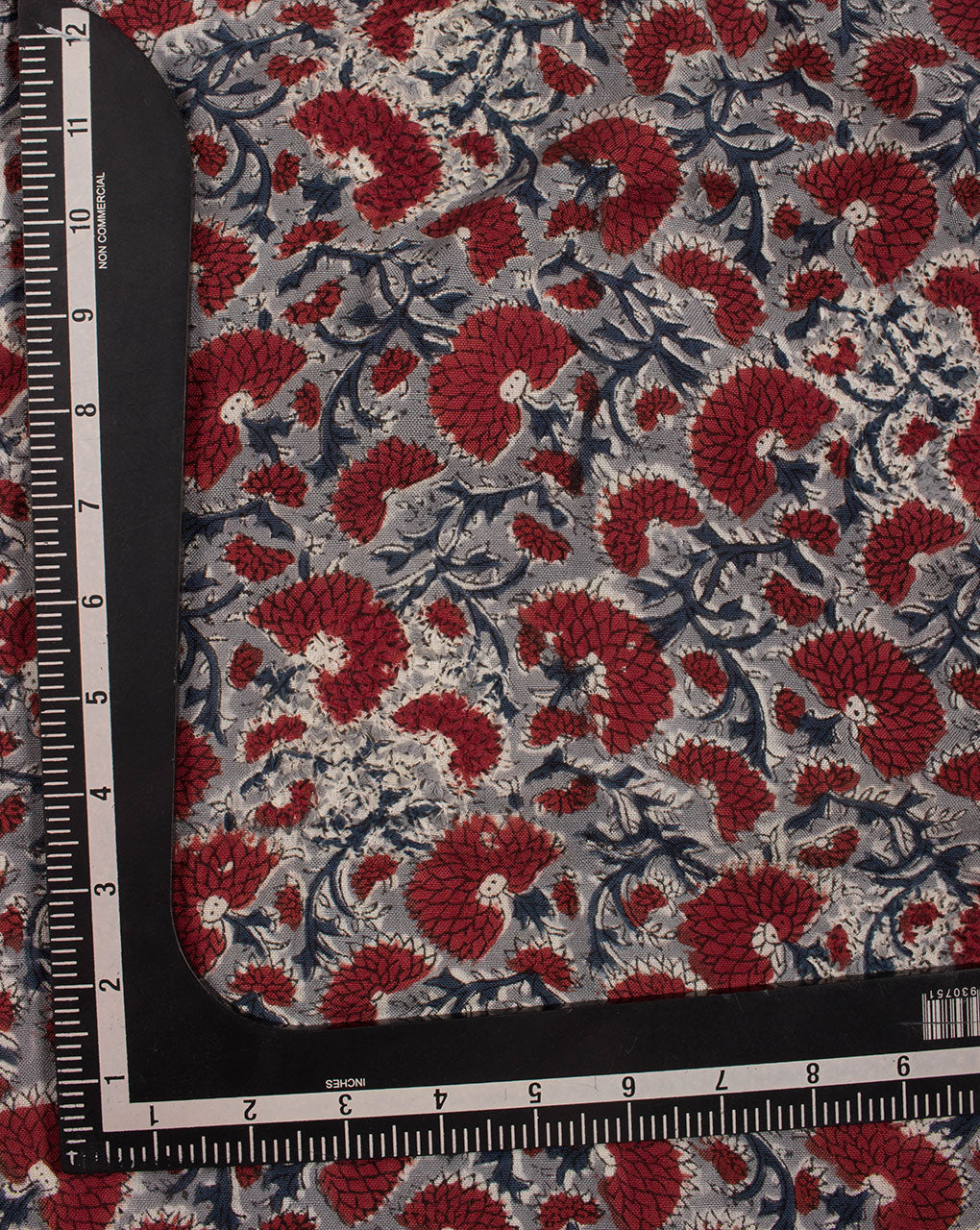 Rapid Hand Block Embroidered Flex Cotton Fabric - Fabriclore.com