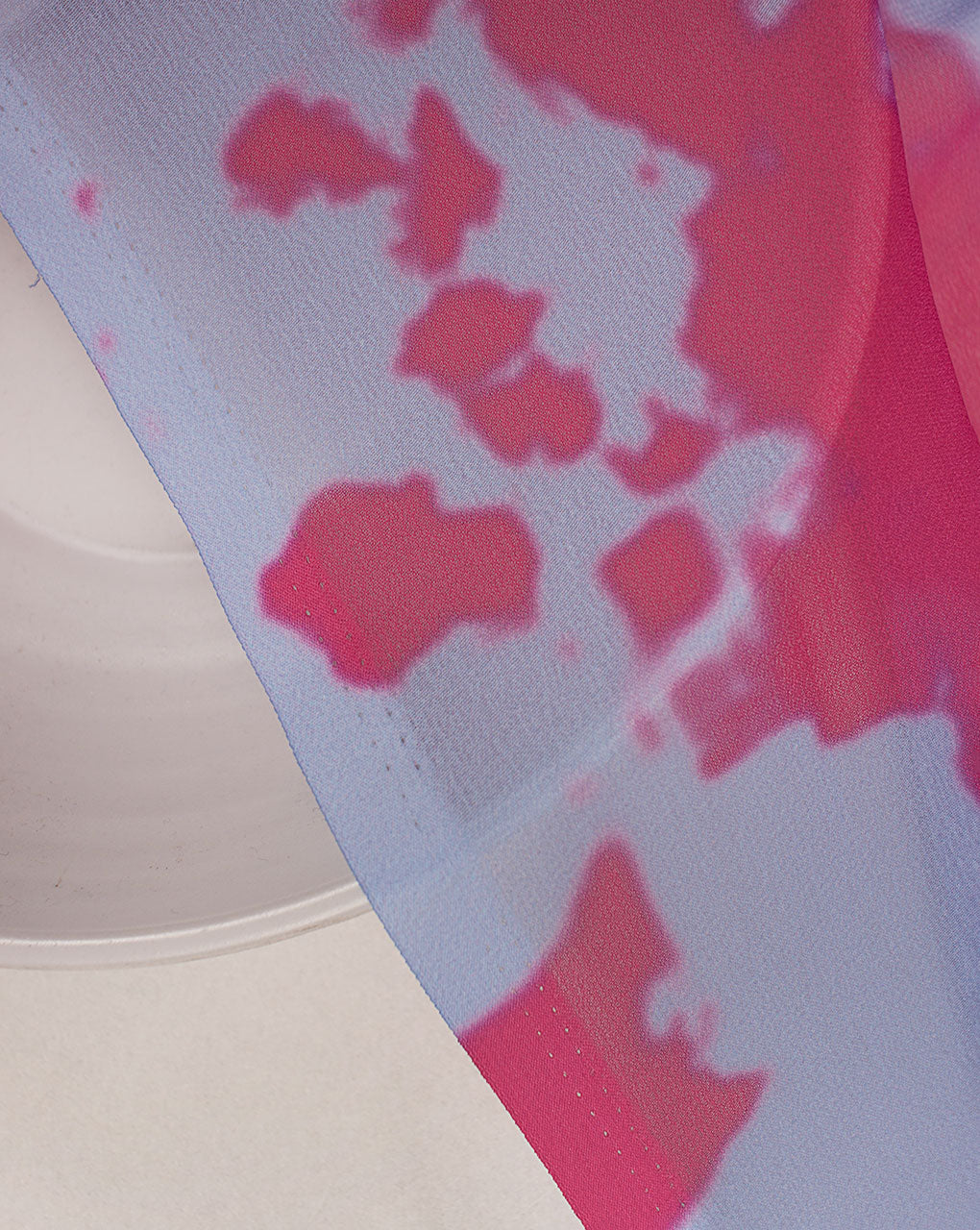 ( Pre Cut 85 CM ) Tie & Dye Digital Print Georgette Fabric