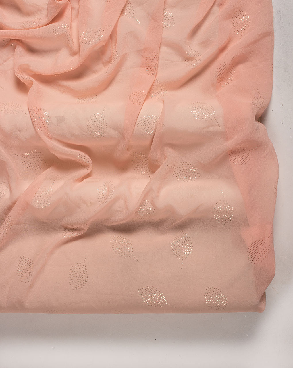 Foil Print Georgette Fabric