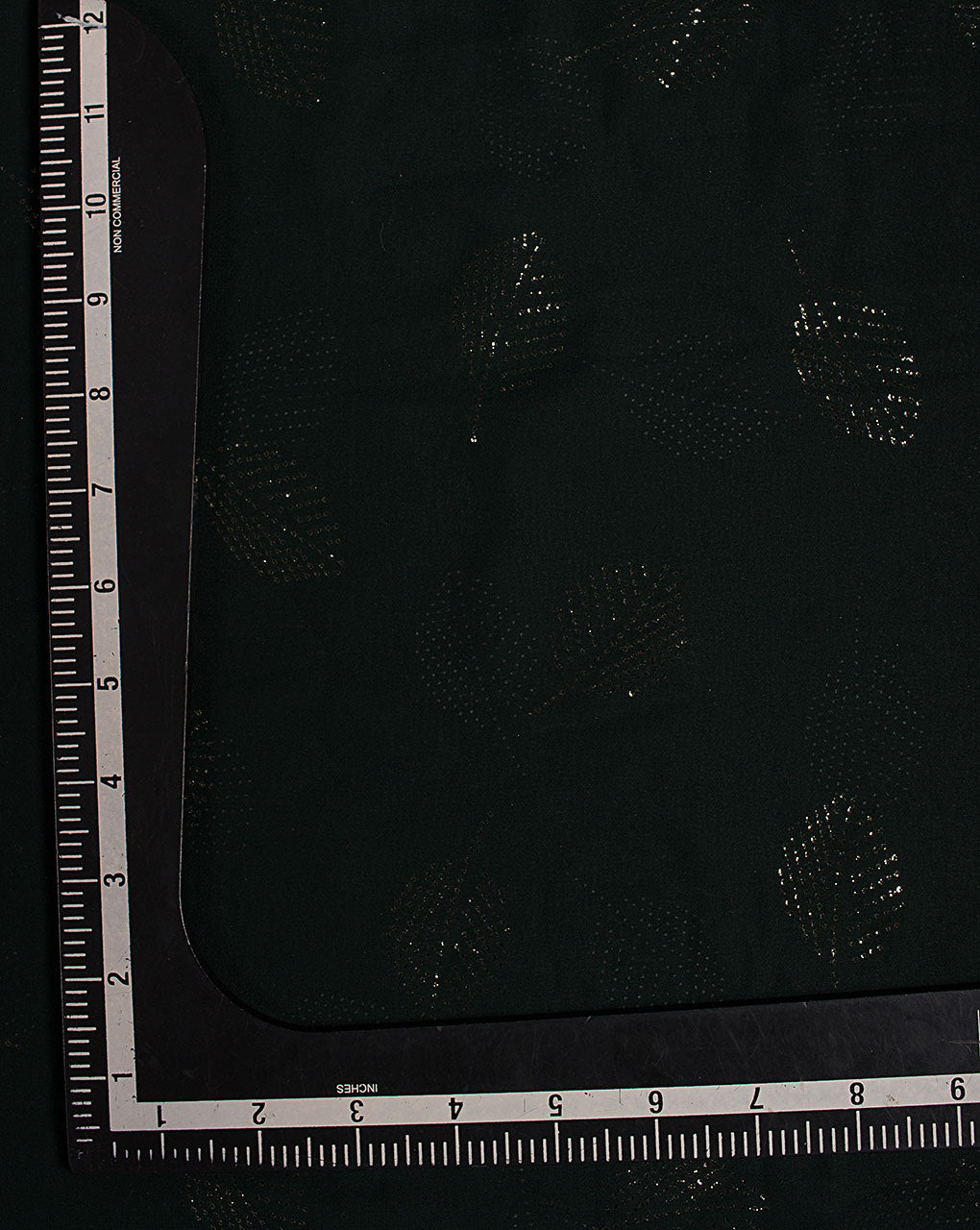 ( Pre Cut 1 MTR ) Foil Print Georgette Fabric