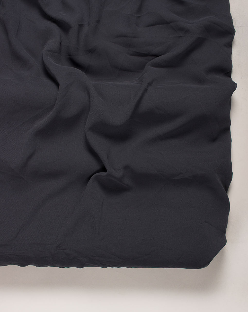 Grey Plain Georgette Fabric