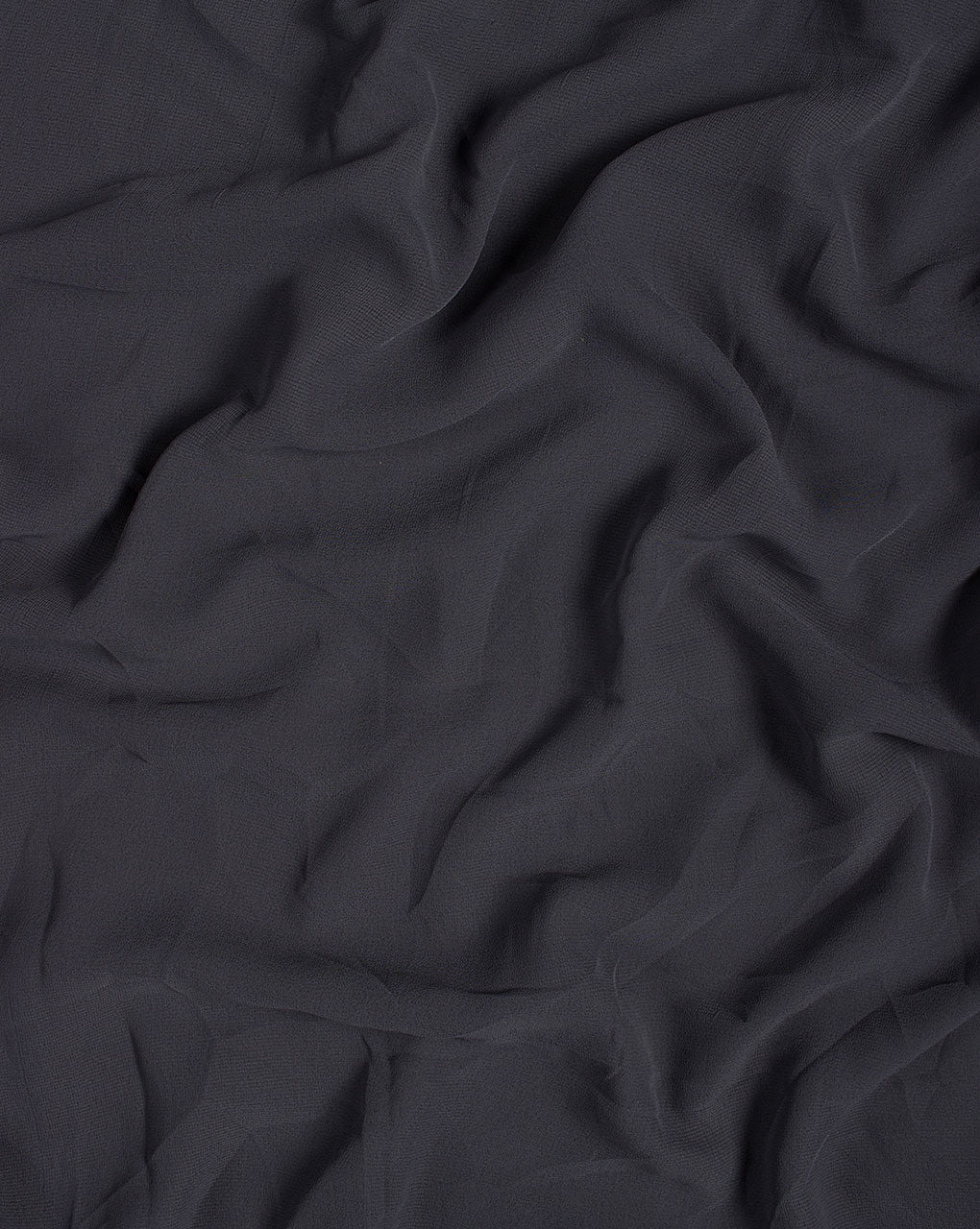 Grey Plain Georgette Fabric