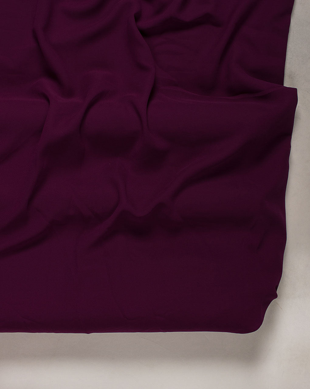 Purple Plain Georgette Fabric