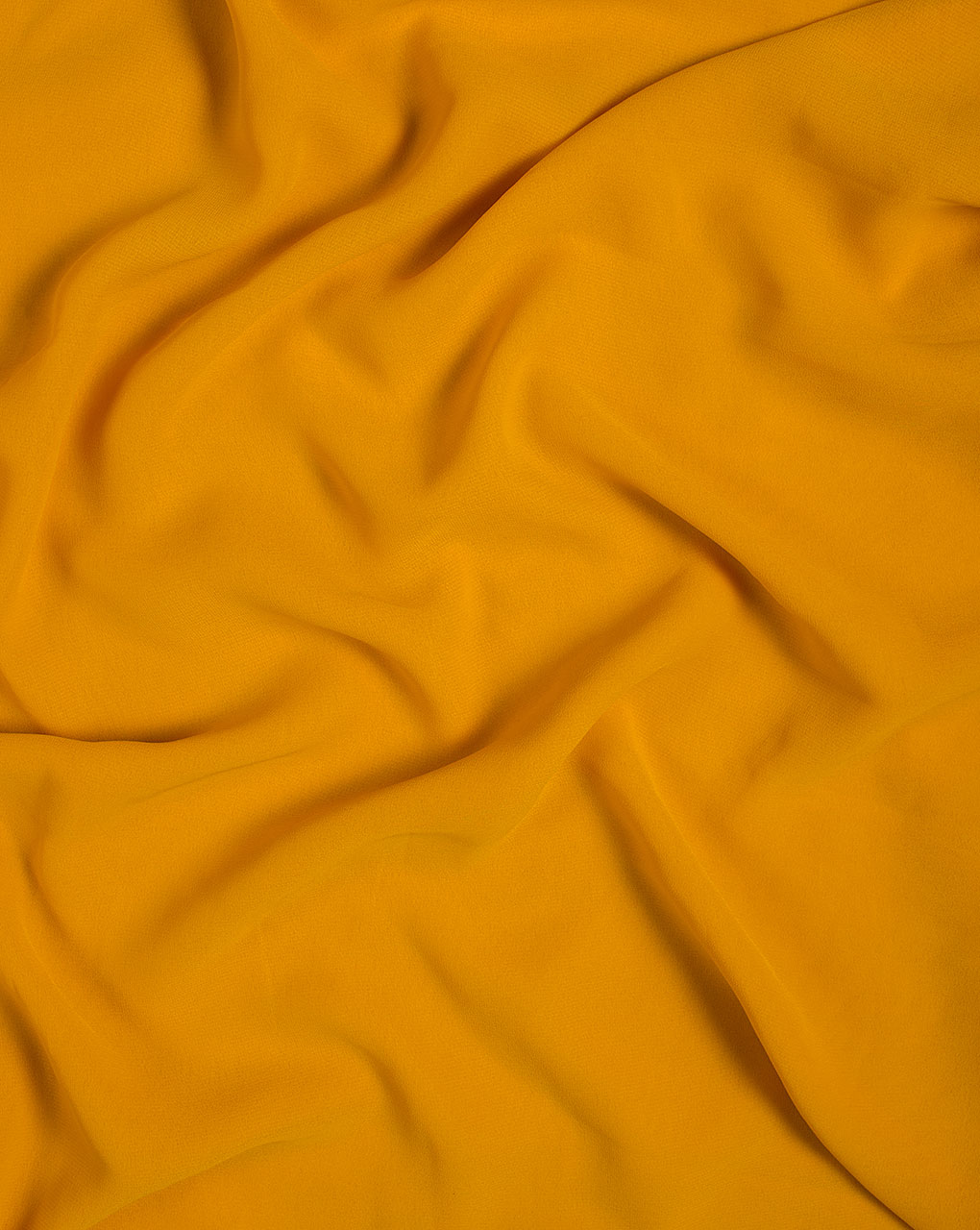 Yellow Plain Georgette Fabric