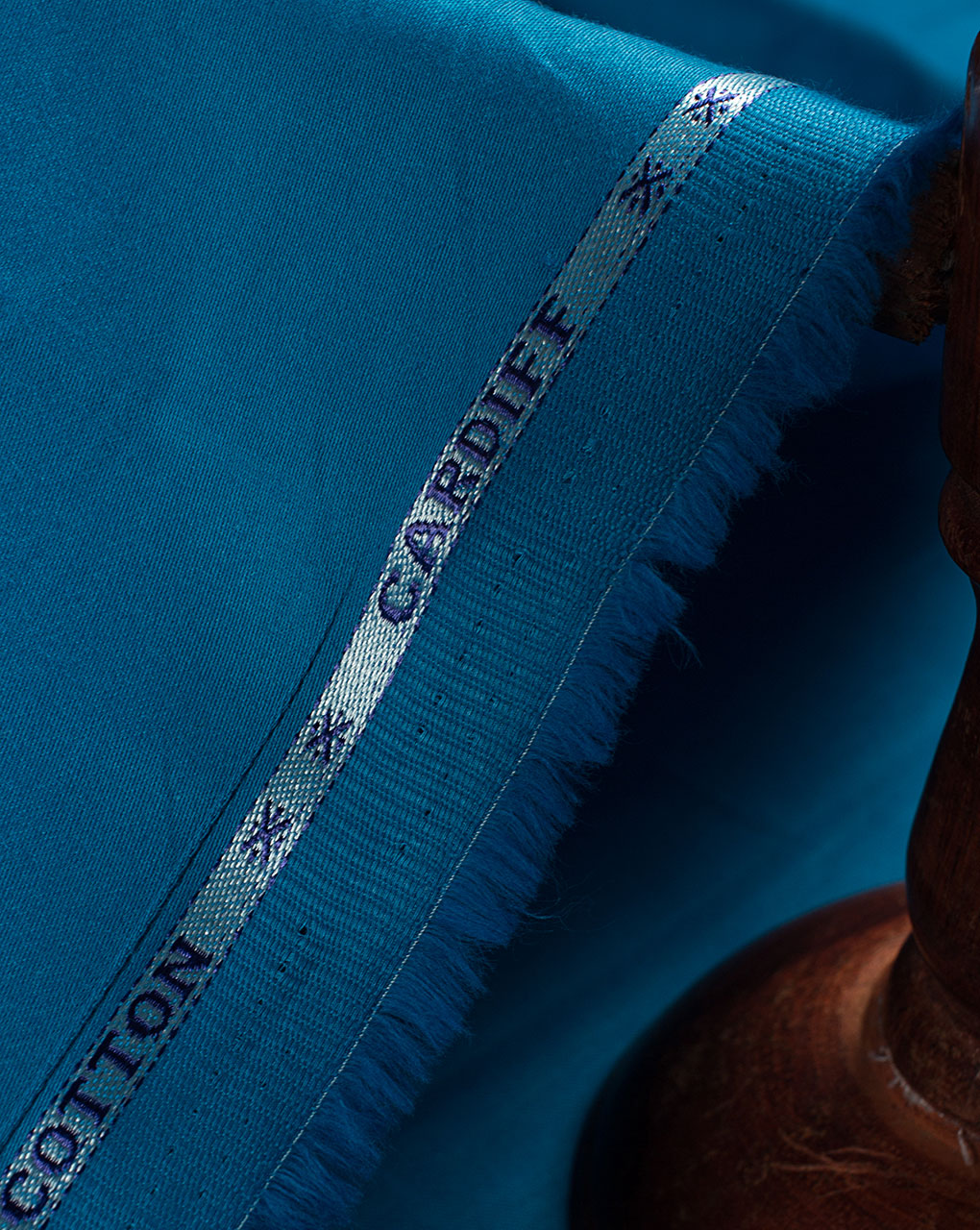Turquoise Plain Premium Giza Cotton Fabric ( Width 58 Inch ) - Fabriclore.com