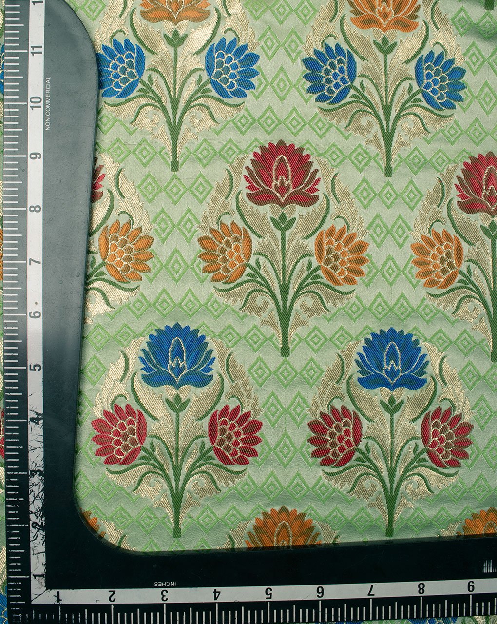 Banarasi Kinkhab Pure Kataan Silk Fabric ( Width 36 Inch ) - Fabriclore.com